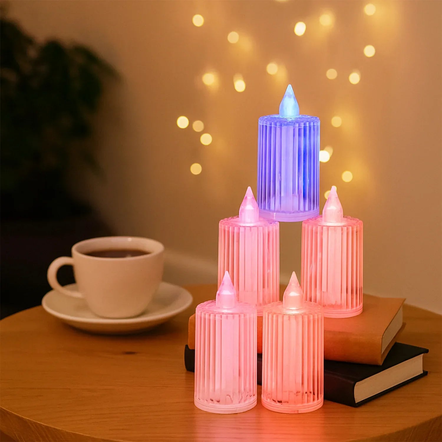 Decorative Flameless Electronic Led Candle Light Set (6 Pc) - Zidbik
