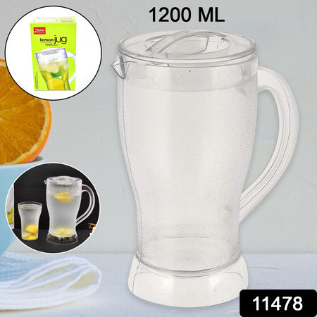 Apex Unbreakable Lemon Jug  1200 Ml (Approx  1 Pc) - Zidbik