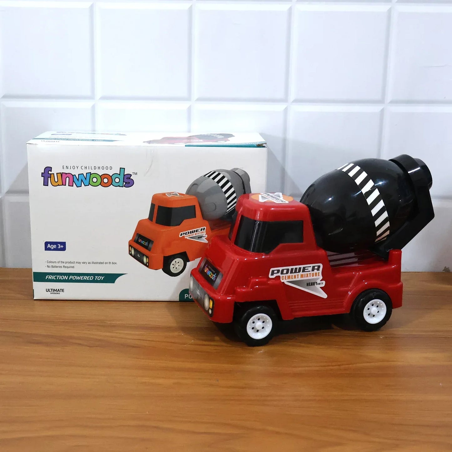Funwoods Kids Power Cement Mixture Toy Truck - (1 Pc) - Zidbik