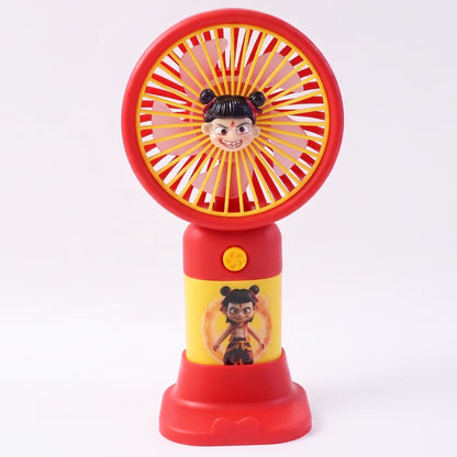 Cute Cartoon Character Portable Mini Fan (1 Pc)