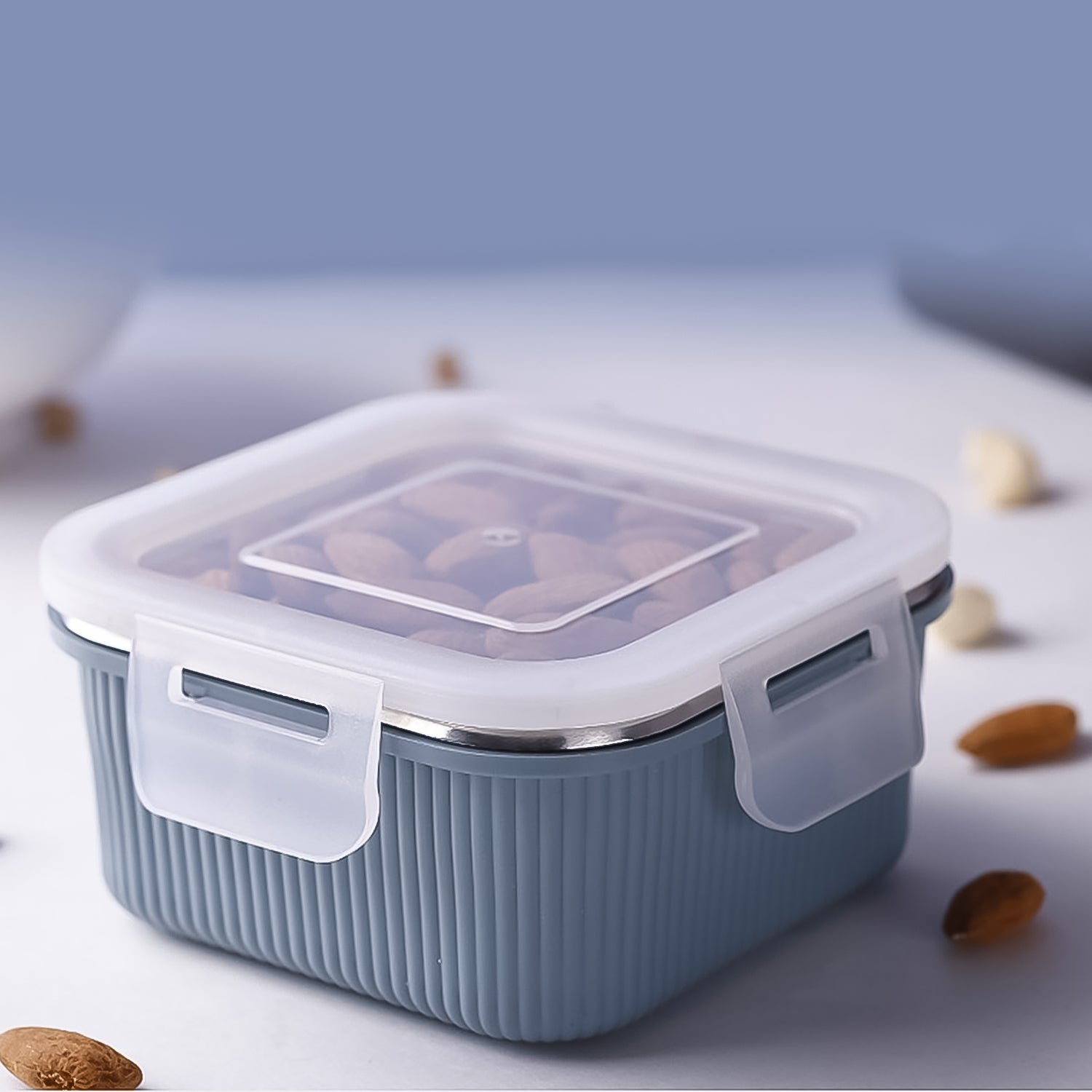 Apex Victor Square Food Storage Container (400 Ml  1 Pc) - Zidbik