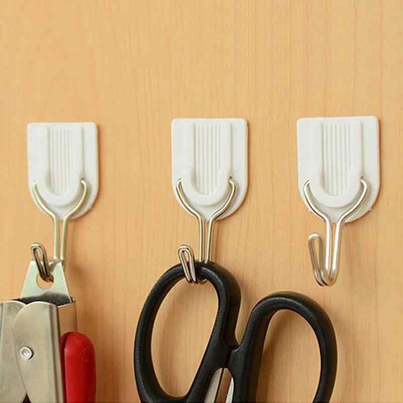 1627 Adhesive Sticker Abs Plastic Hook Towel Hanger For Kitchenbathroom - Zidbik