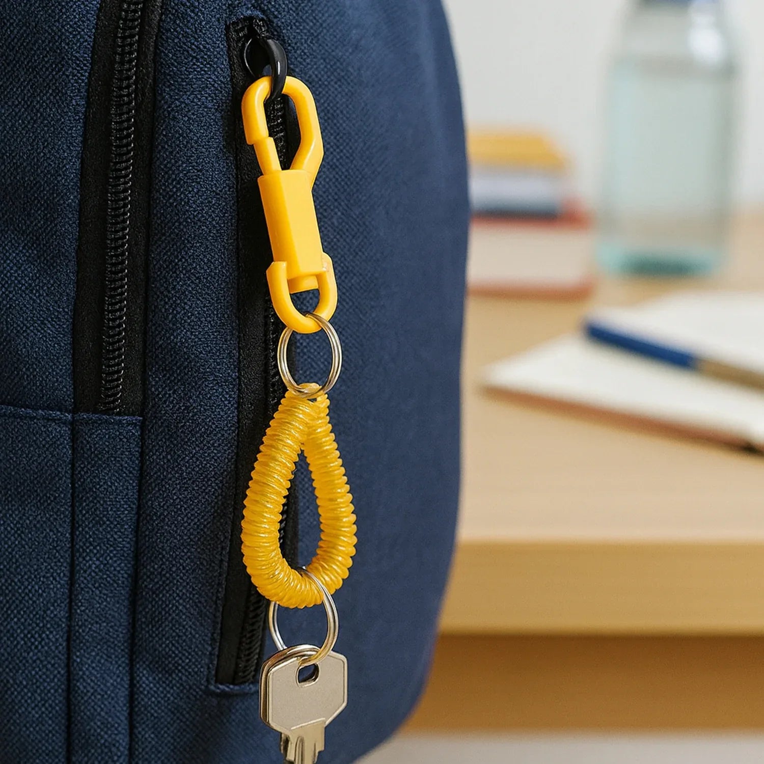 Coiled Retractable Keychain - (1 Pc) - Zidbik