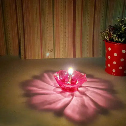 Colourful Reflection Diya Combo Plastic Candle Cup With Multi Shape (12 Pcs Set) - Zidbik