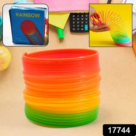 17744 Rainbow Spring Rainbow Spring Toys Slinky Slinky Spring Toy Toy For Kids For Kids Adults Of All Age Group For Birthdays Compact And Portable Easy To Carry (1 Pc) - Zidbik