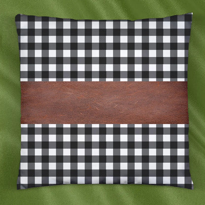 Pillow Covers Leather Cotton Cushion Covers (19 12 Inch 1 Pair 2 Pc) - Zidbik
