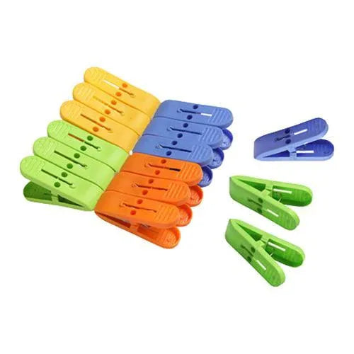 1365 Plastic Cloth Clips For Cloth Dying Cloth Clips (Multicolour) - Zidbik