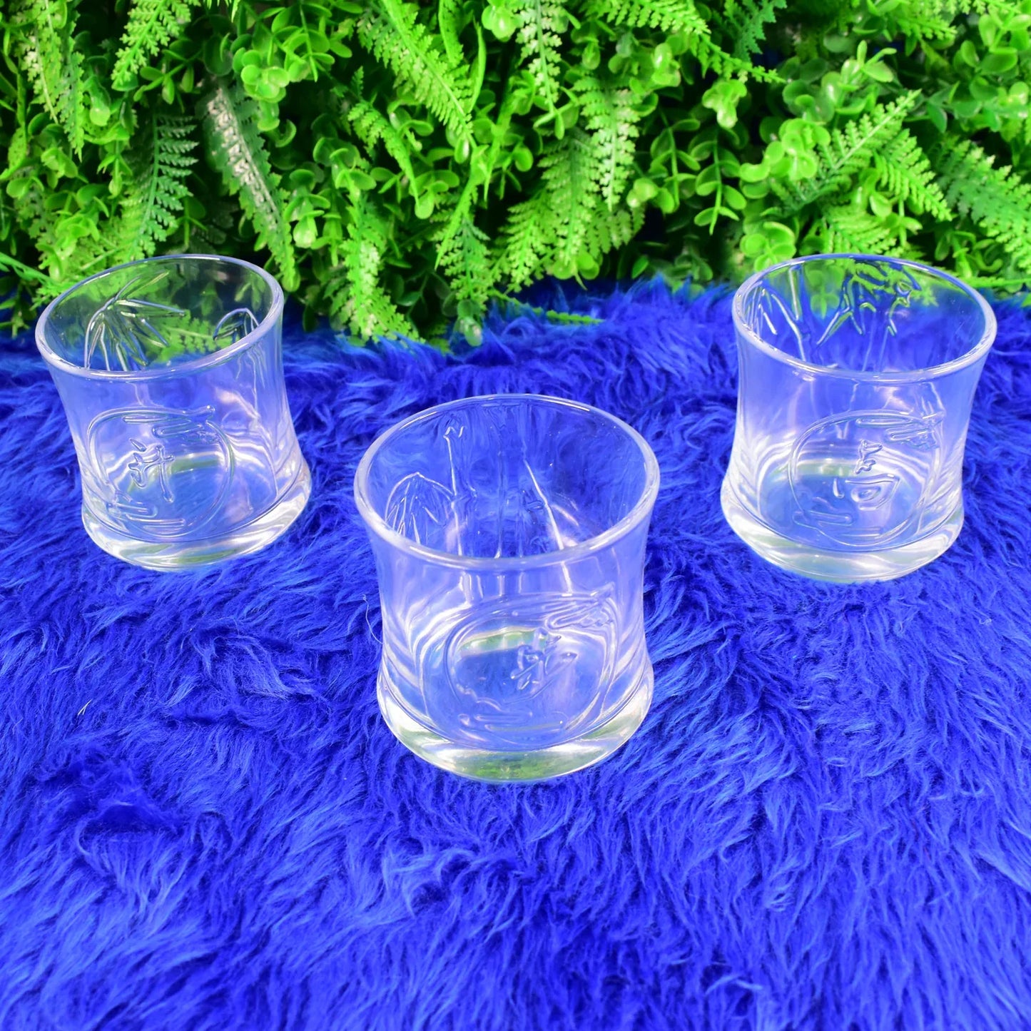 Glass 3 Pc Tumbler 1 Pc Cup Set (4 Pcs Set) - Zidbik