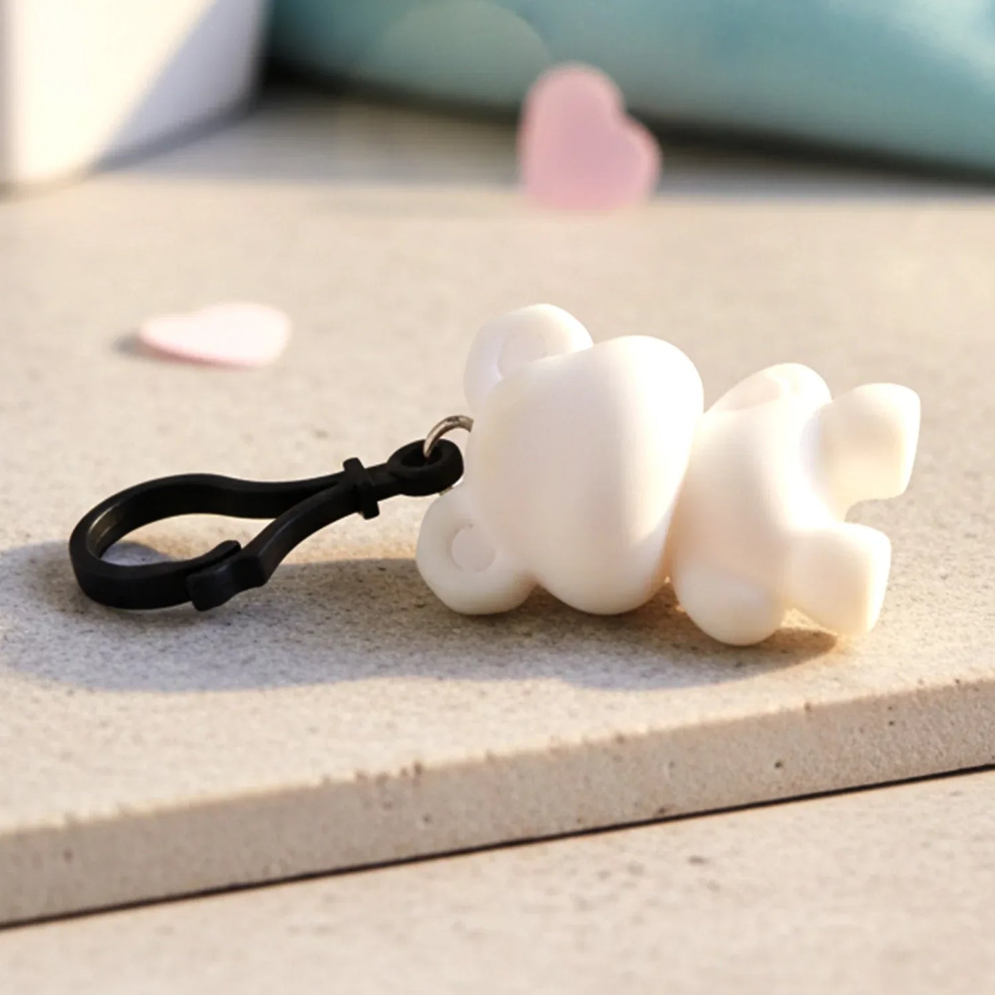 Cute Bear Figure Keychain (1 Pc) - Zidbik