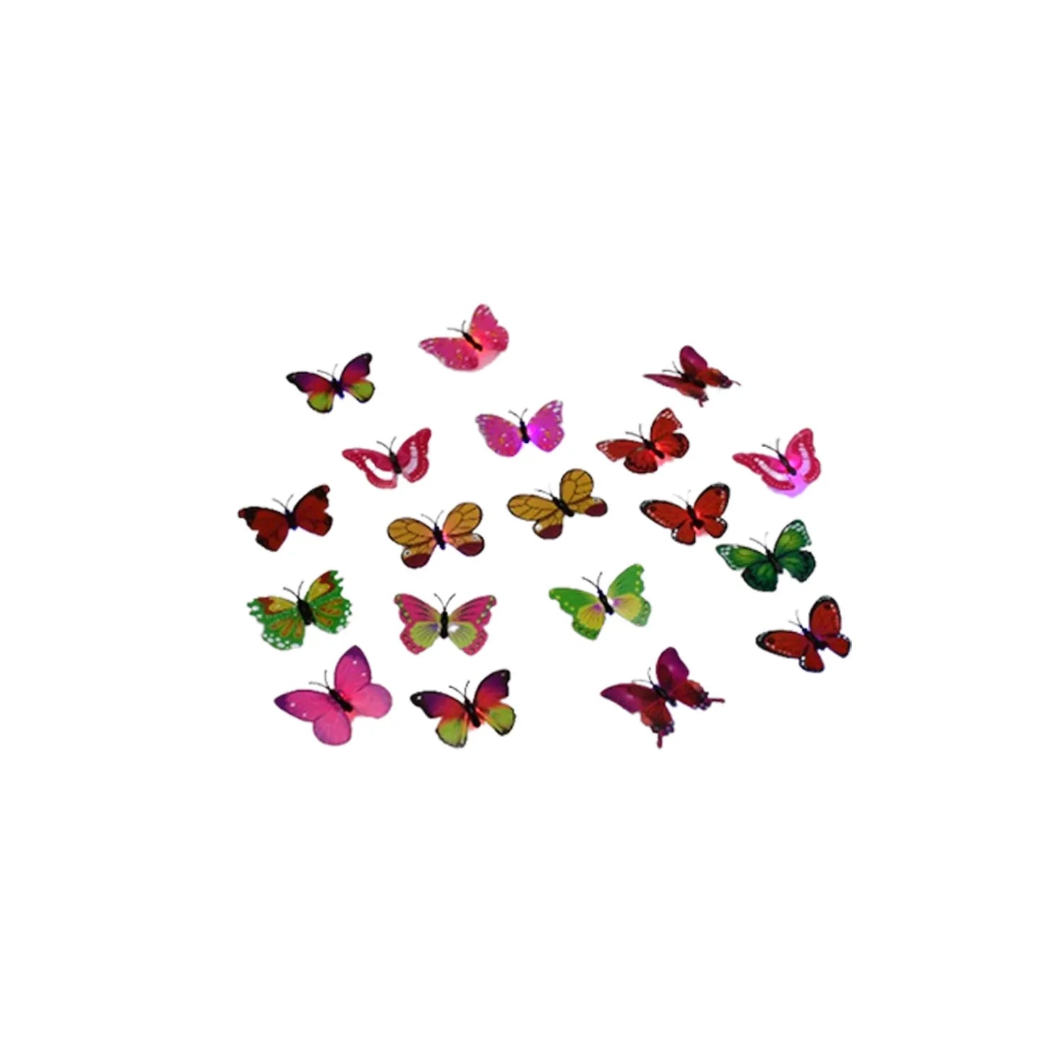 6497 Butterfly 3d Night Lamp Comes With 3d Illusion Design Suitable For Drawing Room Lobby. (Pack Of 50) - Zidbik