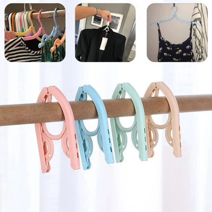 Travel Hangers Portable Folding Clothes Hangers (1 Pc) - Zidbik