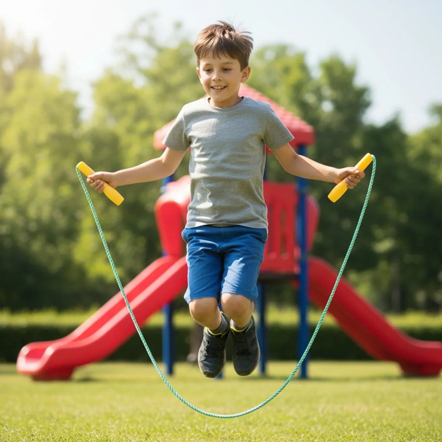 Kids Skipping Jump Rope For Boys Girls (1 Set) - Zidbik