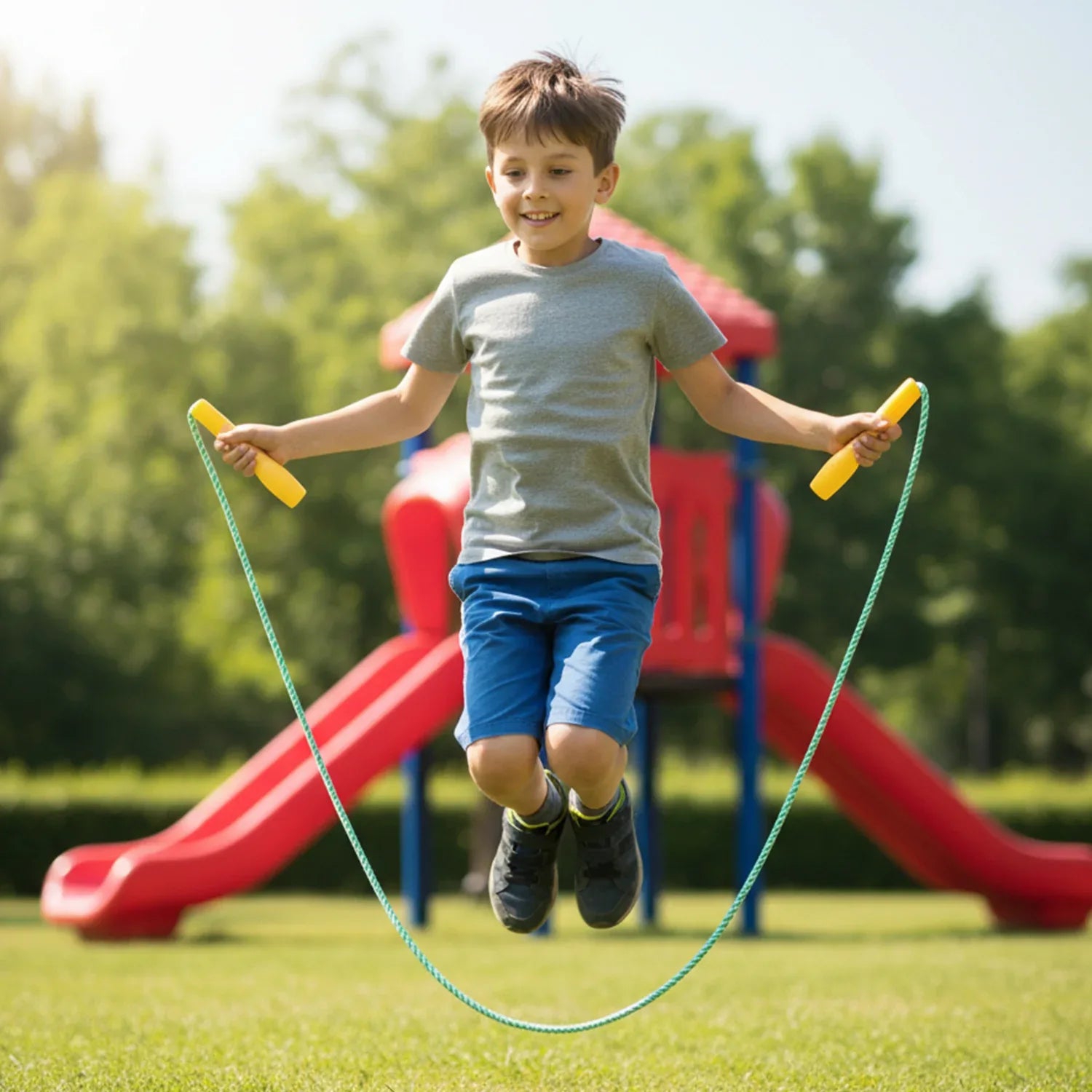 Kids Skipping Jump Rope For Boys Girls (1 Set) - Zidbik