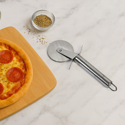 Premium Stainless Steel Pizza Cutter Wheel With Sharp Blade - Zidbik