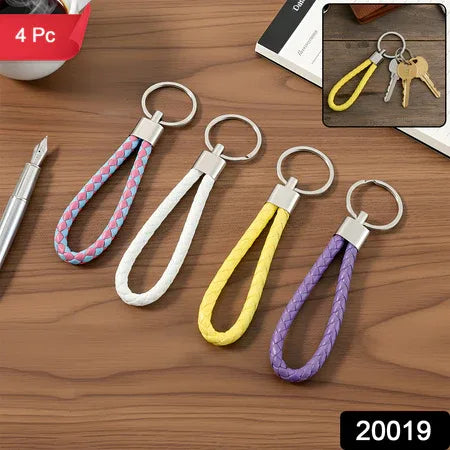 Braided Loop Keychain Set (4 Pc) - Zidbik