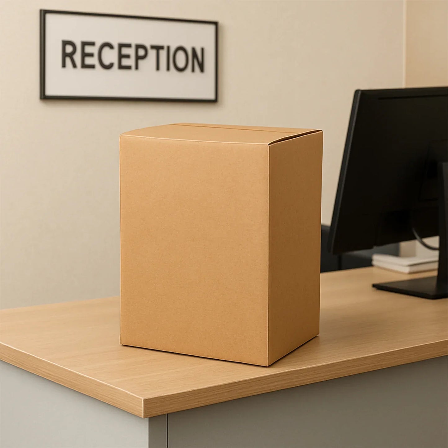 Heavy-duty Brown Box For Product Packing (26x20x12 Cm 1 Pc) - Zidbik