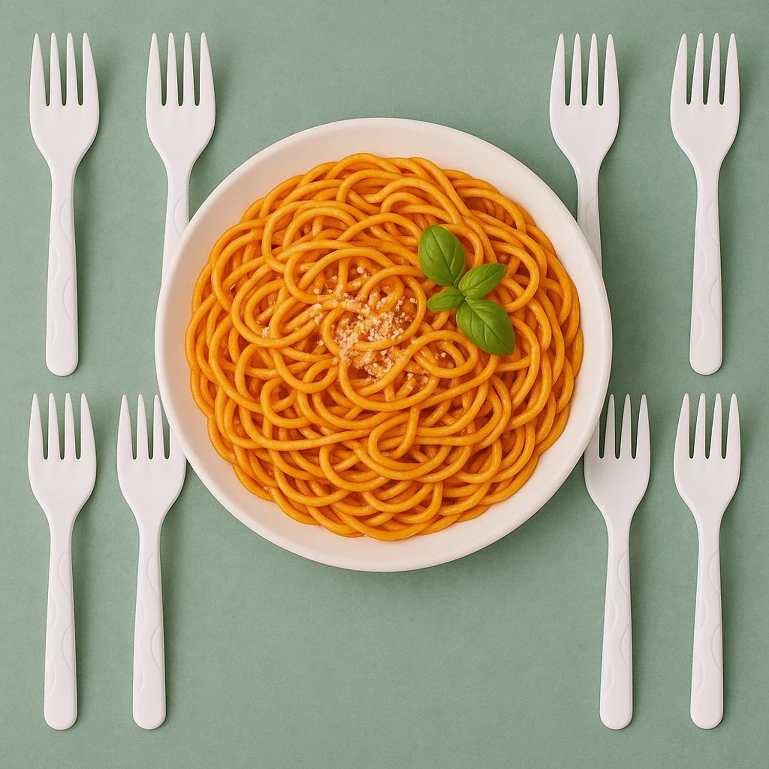 Compostable Bagasse Fork 10 Pcs Pack - Zidbik