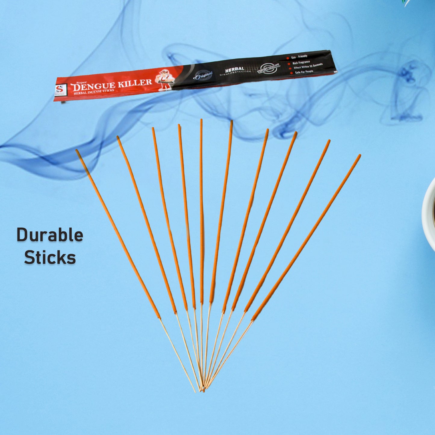 Mosquito Agarbatti Stick Herbal Mosquito Agarbatti  (1 Packet  10 Sticks) (Incense Stick) - Zidbik