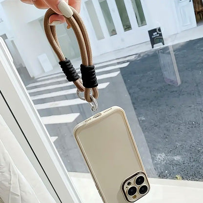 Multipurpose Two Sided Adjustable Hand Wrist Strap Lanyardwith Cellphone Phone Strap (1 Pc  14.5 Inch  Multicolor) - Zidbik