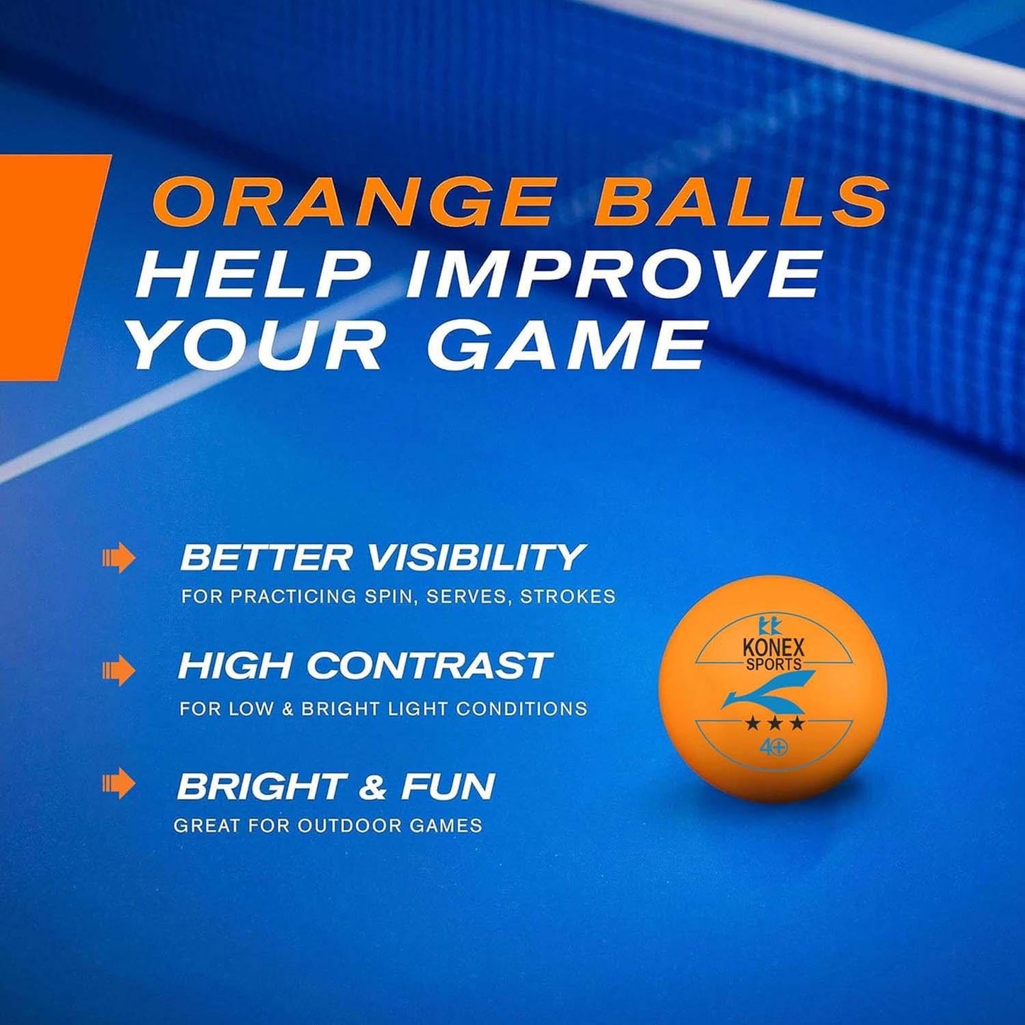 Professional Table Tennis Balls (6 Pc) - Zidbik