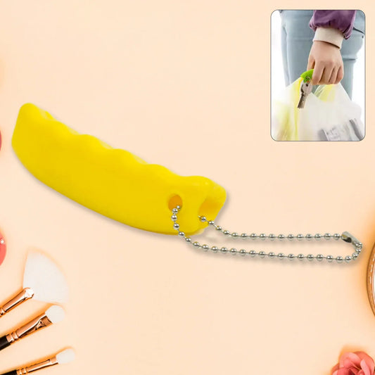 Silicone Portable Bag Device Bag Filter Hand Shopping Bag Carry Tool Key Chain (1 Pc) - Zidbik