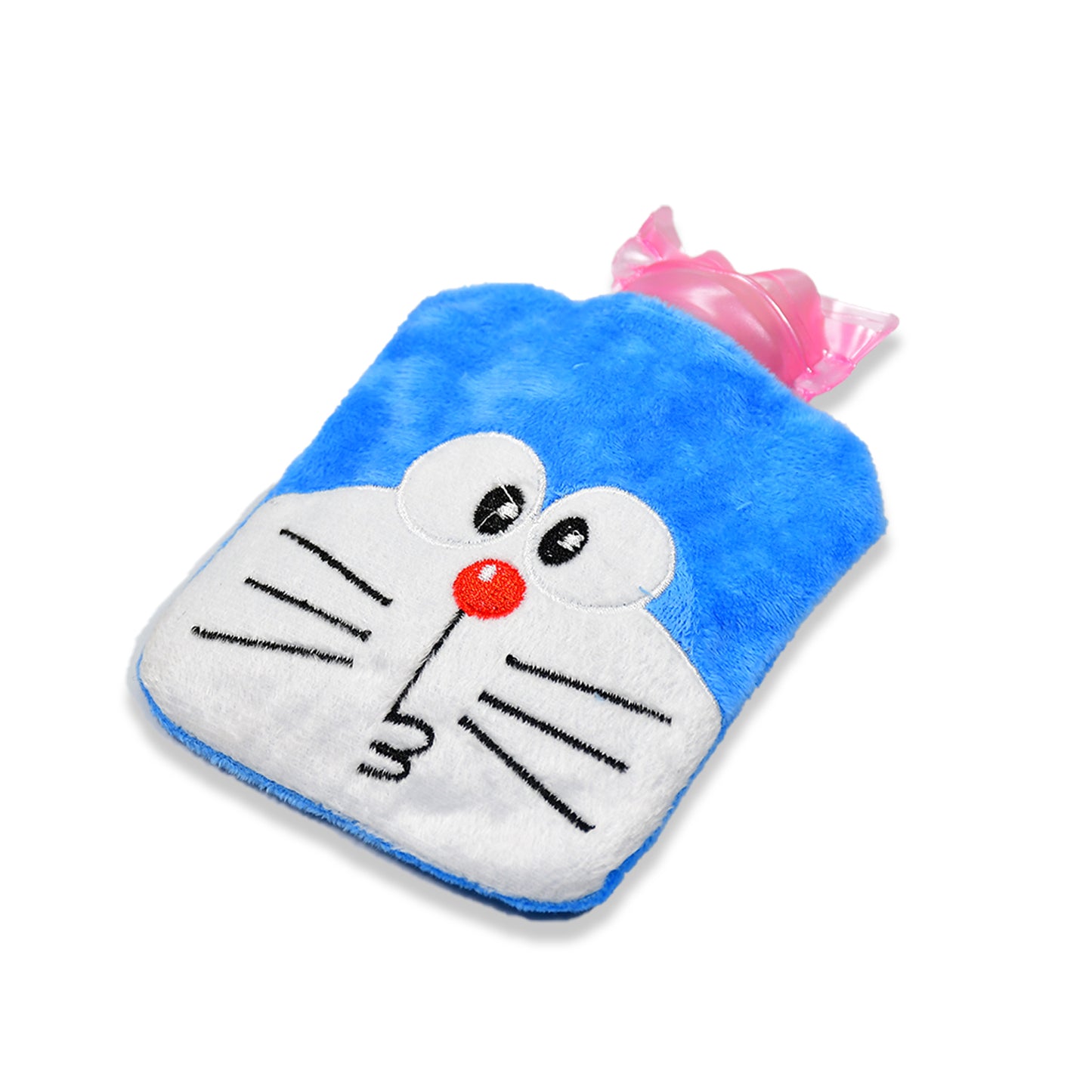 6504 Doremon Small Hot Water Bag With Cover For Pain Relief Neck Shoulder Pain And Hand Feet Warmer Menstrual Cramps. - Zidbik