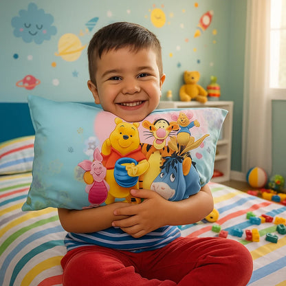 Soft Plush Cartoon Character Kids Pillow (40 X 25 Cm 1 Pc) - Zidbik