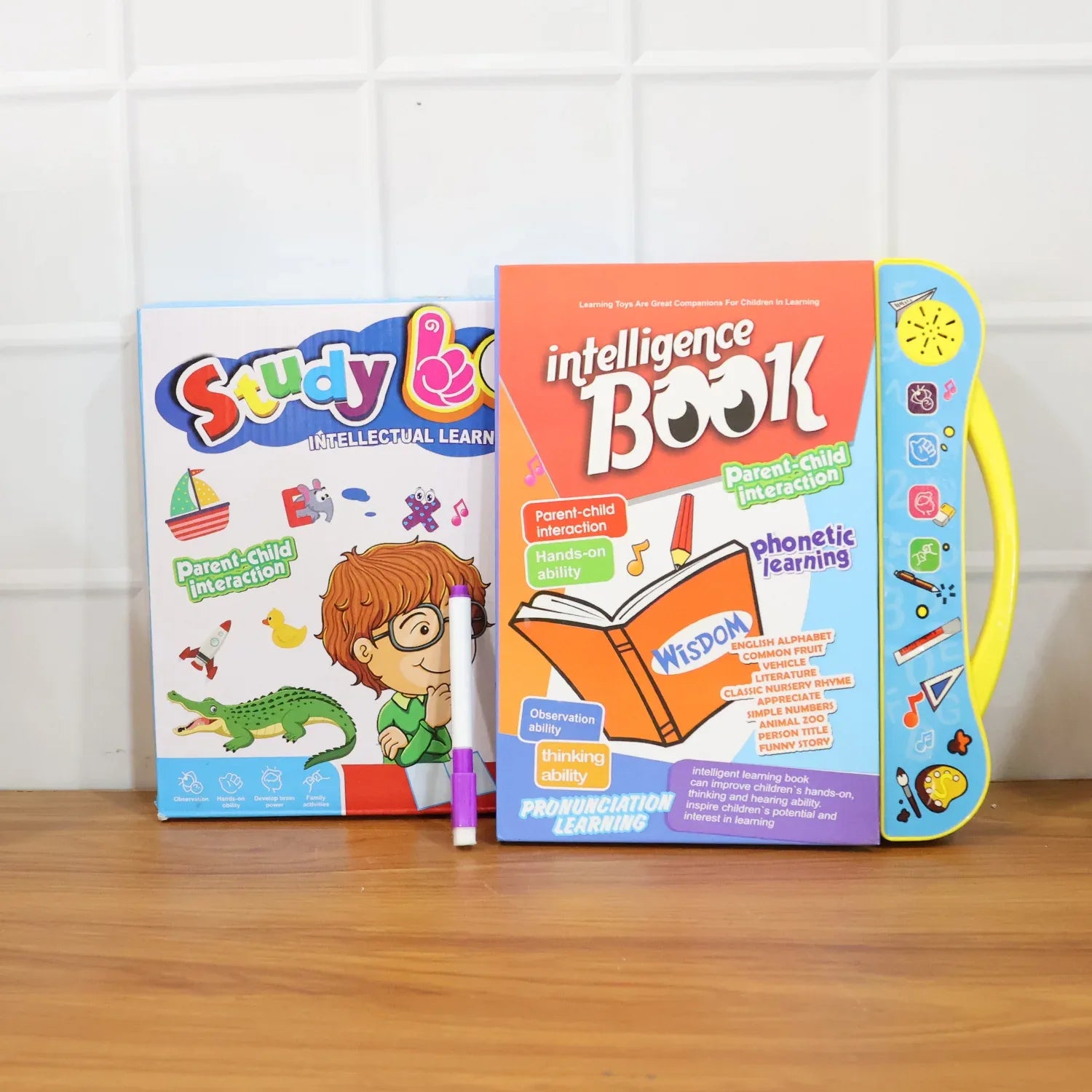Interactive Intelligence Learning Book With Sound Phonics (1 Set) - Zidbik