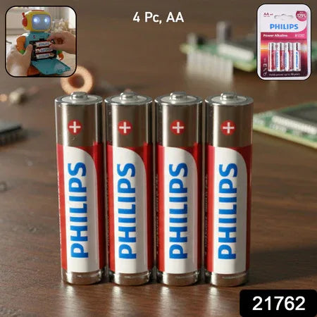 Aa Alkaline Batteries 4 Piece Pack - Zidbik