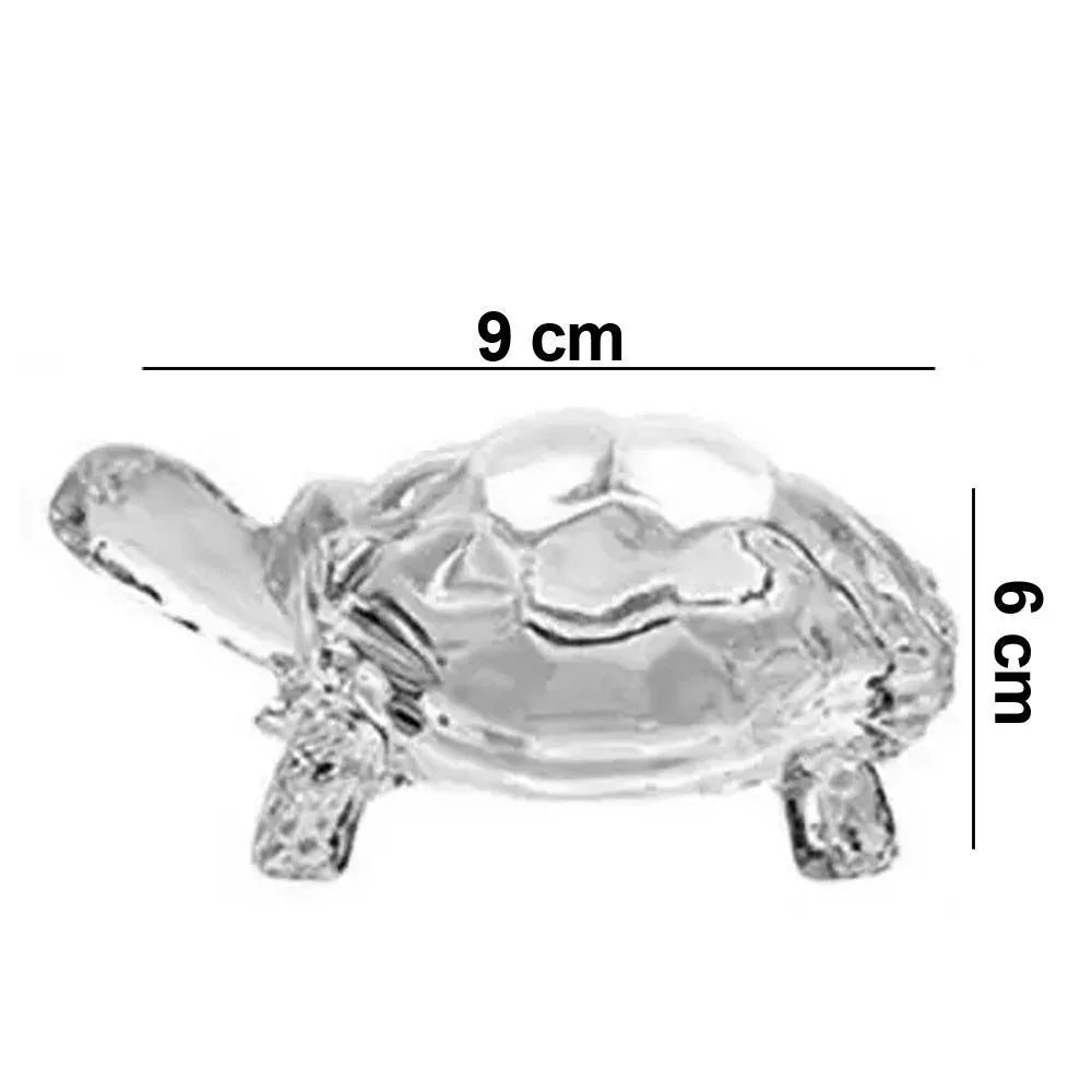 1194 Crystal Glass Turtle-tortoise For Feng Shui And Vastu - Zidbik