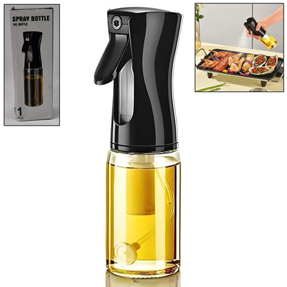 Glass Oil Dispenser Bottle Spray (1 Pc  200 Ml Approx) - Zidbik