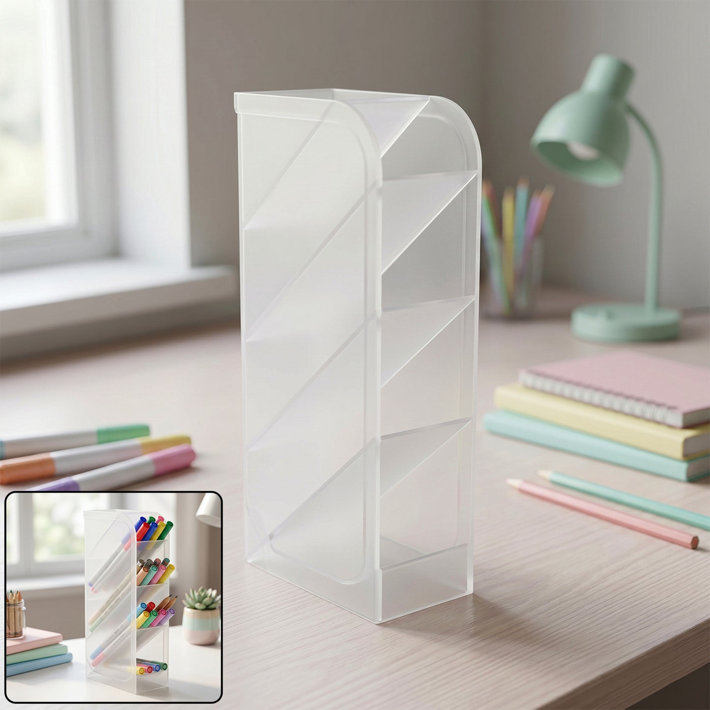 Plastic Multi-storage Holder  1 Pc Perfect For Storing Pens Markers