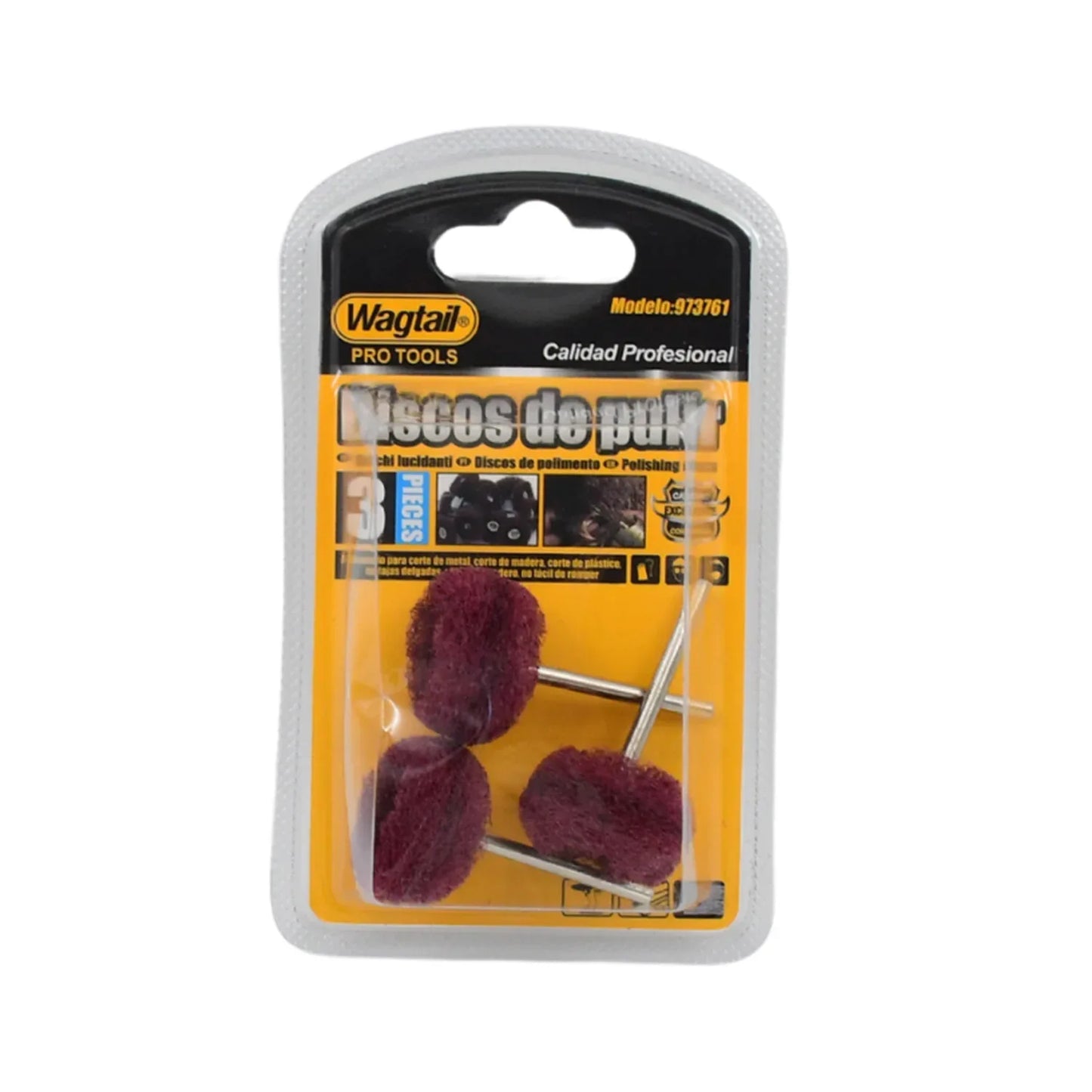 Abrasive Buffing Polishing Wheel Set (3 Pcs) - Zidbik
