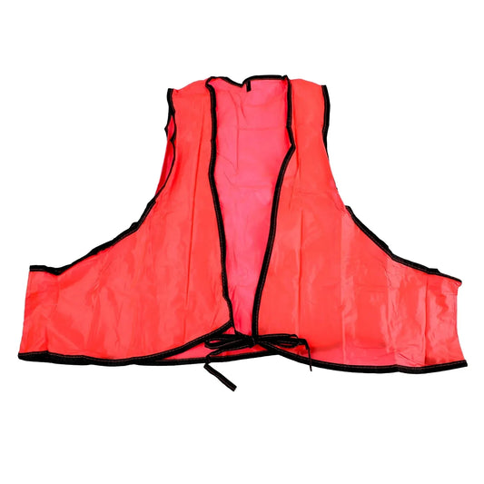 7453 Economy Safety Vest Soft Vinyl With Tie Closure For Identifying Staff And Volunteers Adult Pvc Safety Vest High Visibility For Outdoor Operator - Zidbik
