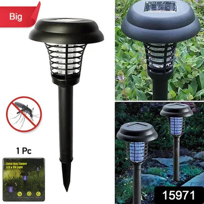 Big Garden Lighting Uv Led Solar Powered Mosquito Trap And Bug Zapper (1 Pc) - Zidbik