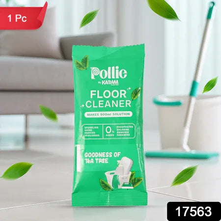 Pollic Kadam Concentrated Floor Cleaner Sachet Tea Tree Fragrance (50 Gm) - Zidbik