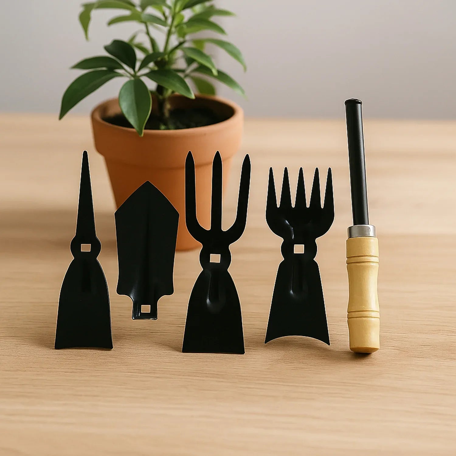 5 In 1 Multipurpose Gardening Hand Tool Set - Zidbik