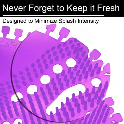 1310 Anti Splash Urinal Round Screen Mat - Zidbik