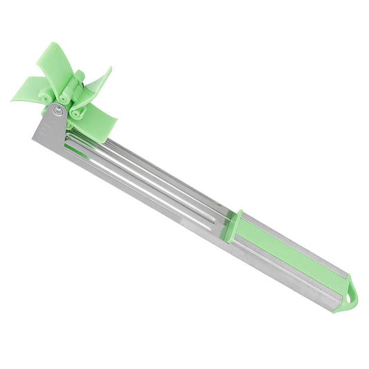 7160 Stainless Steel Washable Watermelon Cutter Windmill Slicer Cutter Peeler For Homesmart Kitchen Tool Easy To Use - Zidbik