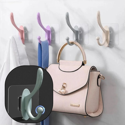 4687 Self Adhesive Plastic Wall Hook For Home - Zidbik