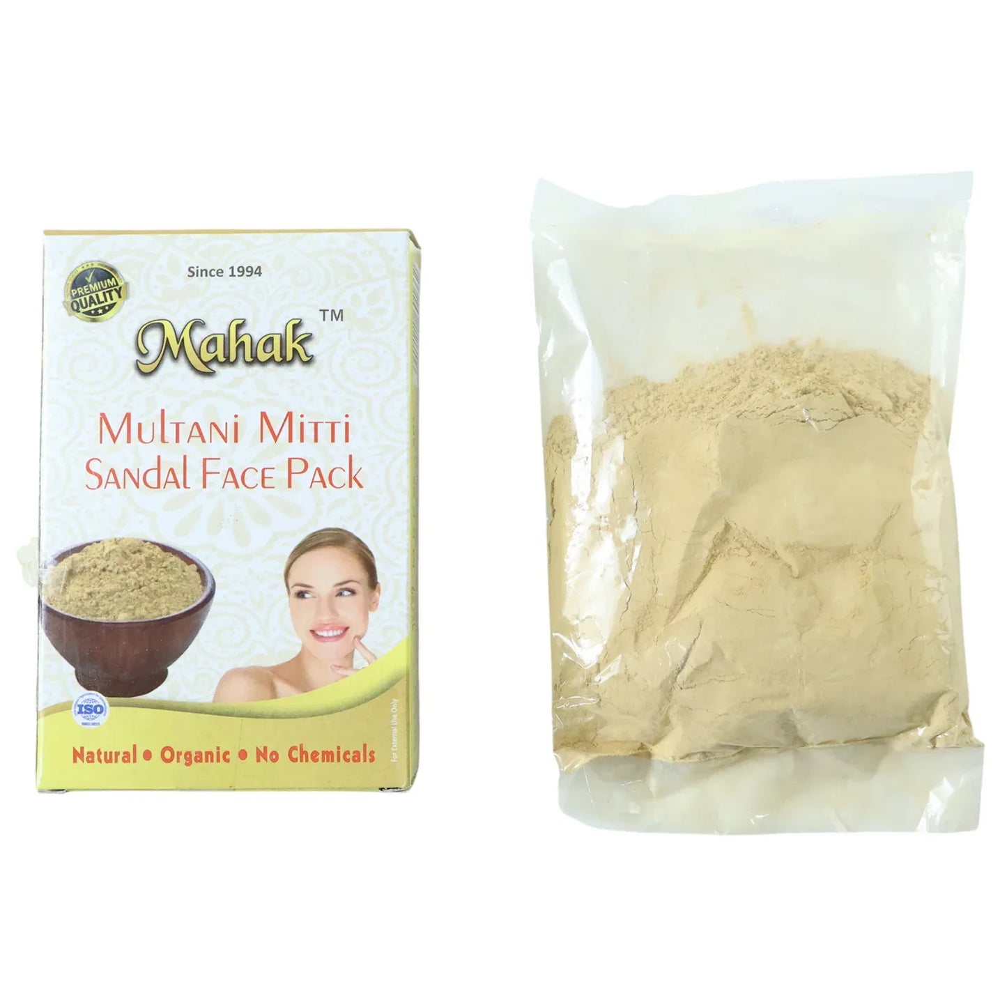 Herbal Multani Mitti And Sandal Face Pack 80 Gm - Zidbik