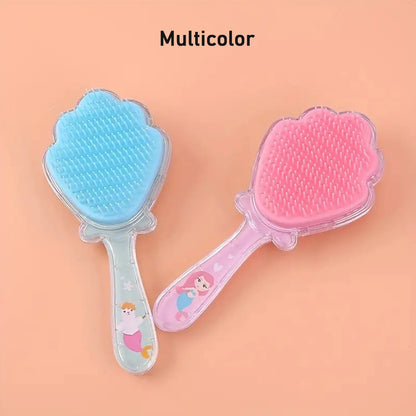 Cartoon Hair Brush Massage Shower Comb Blur Wet Salon (1 Pc ) - Zidbik