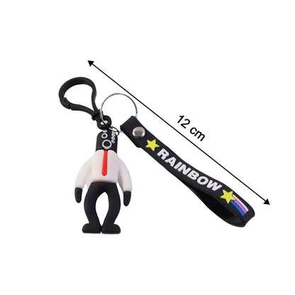 Stylish Cartoon Man Figure Keychain (1 Pc) - Zidbik