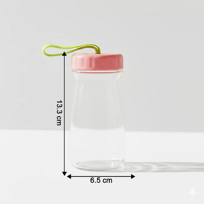 Premium Glass Bottle With Leak-proof Lid 300 Ml - Zidbik
