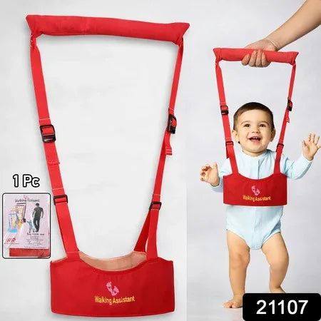 Adjustable Baby Walking Assistant Harness With Safety Support Belt (1 Pc) - Zidbik