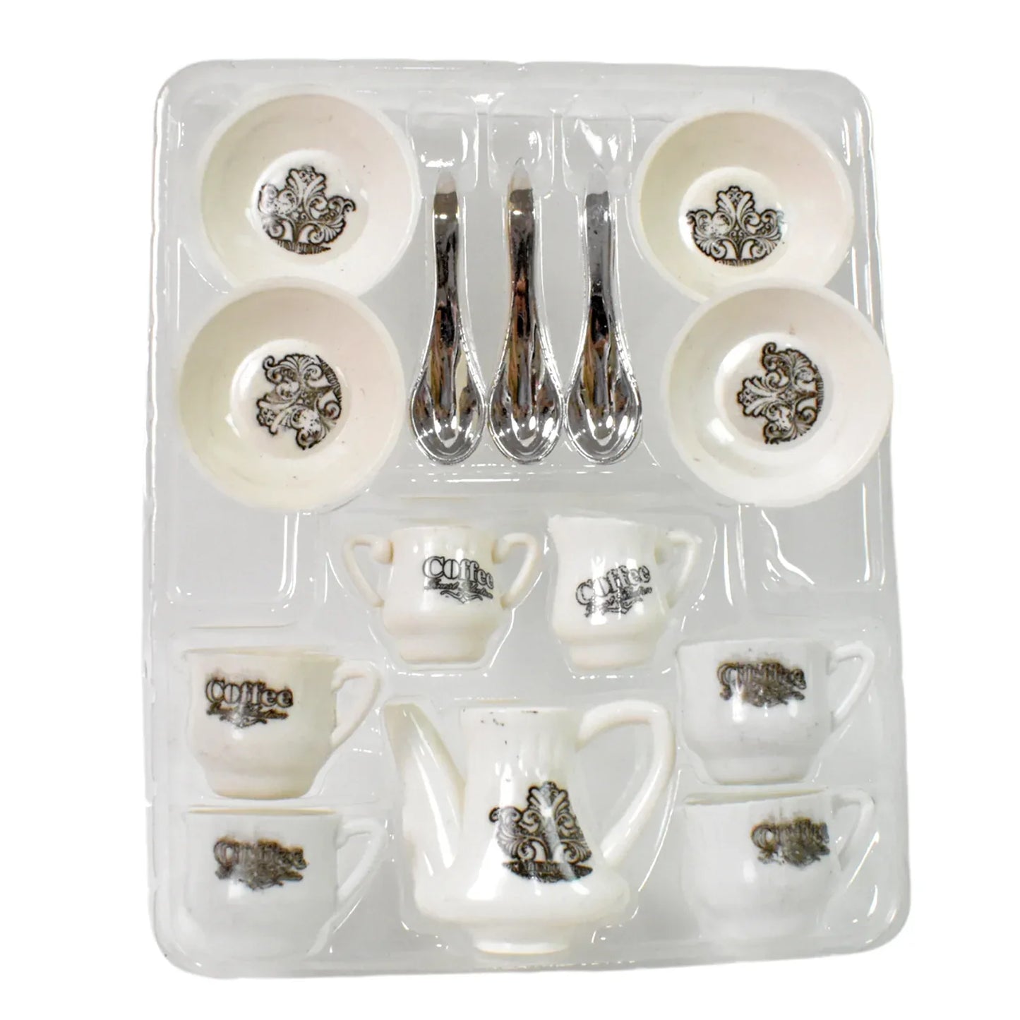 4445 Tickles Tea Toy Set Coffee Kitchen Plastic Set Toy For Kids Boys Girls (14 Pcs) - Zidbik
