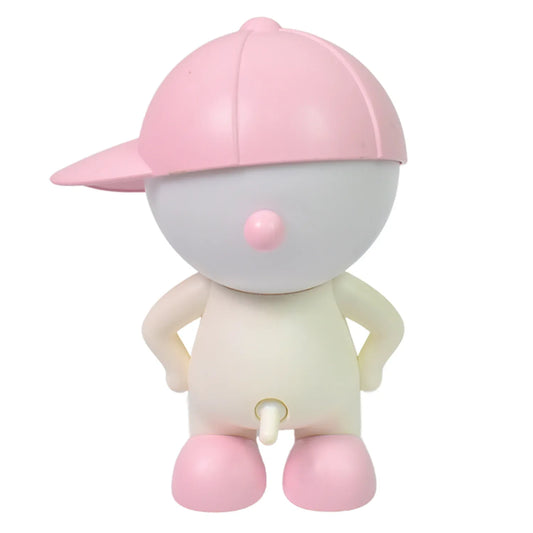 Cute Lovely Cartoon Design Led Desk Night Light With Plastic Head Cap (1 Pc) - Zidbik