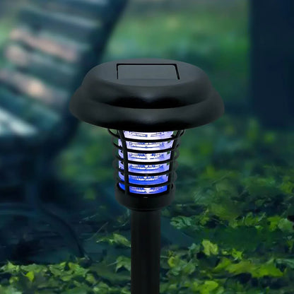 Garden Lighting Uv Led Solar Powered Led Mosquito Trap Bug Zapper (2 Pc) - Zidbik