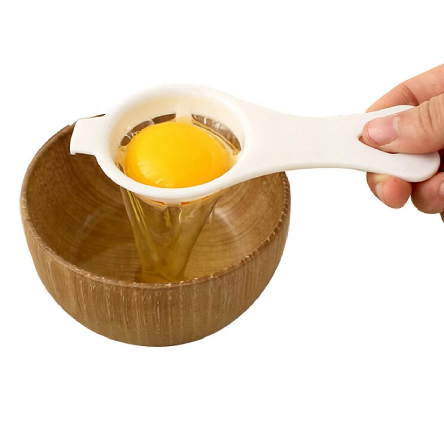 2885 Egg Yolk Separator Egg White Yolk Filter Separator Egg Strainer Spoon Filter Egg Divider - Zidbik