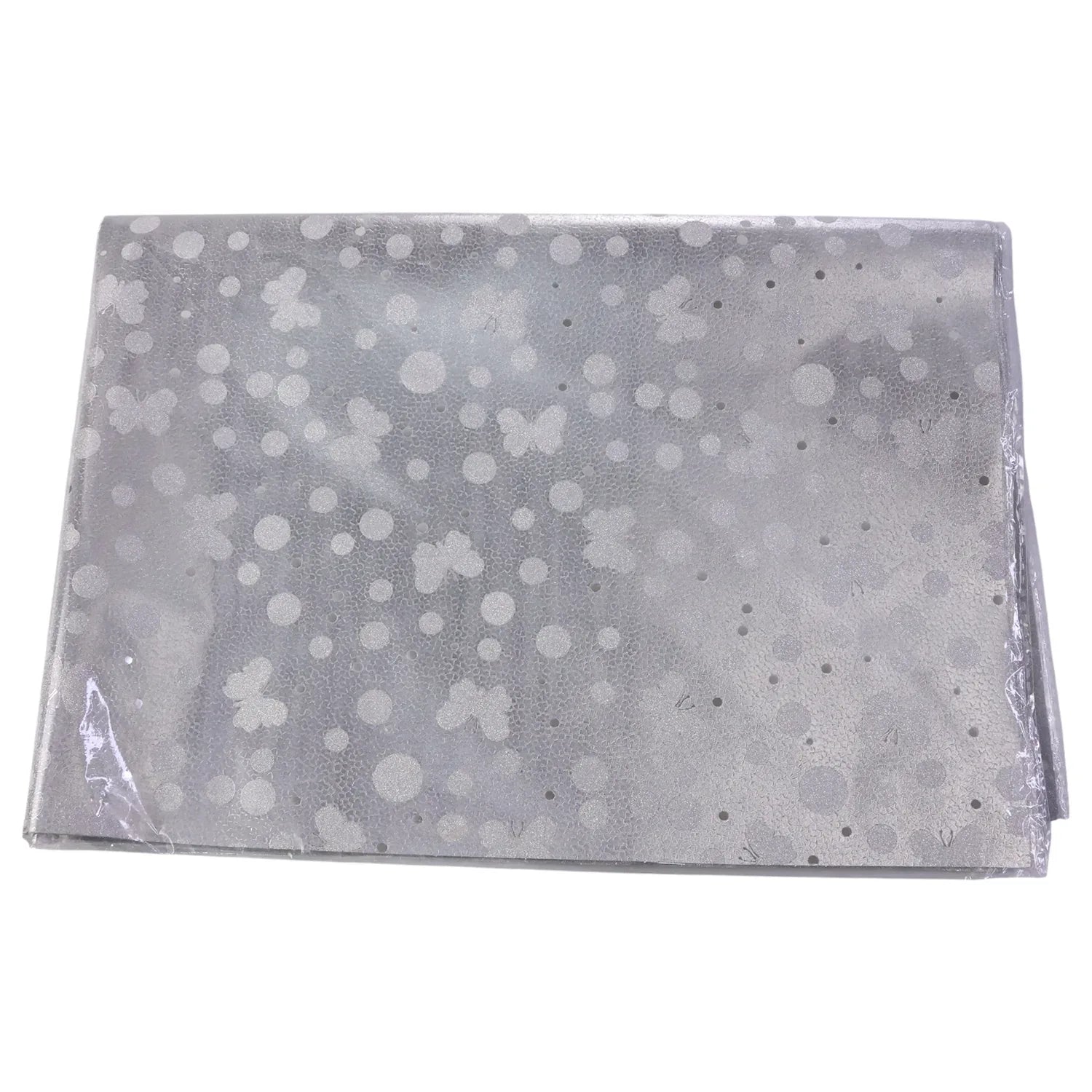 Decorative Silver Gift Wrapping Paper Sheets (1 Packet Approx 20 Pcs) - Zidbik